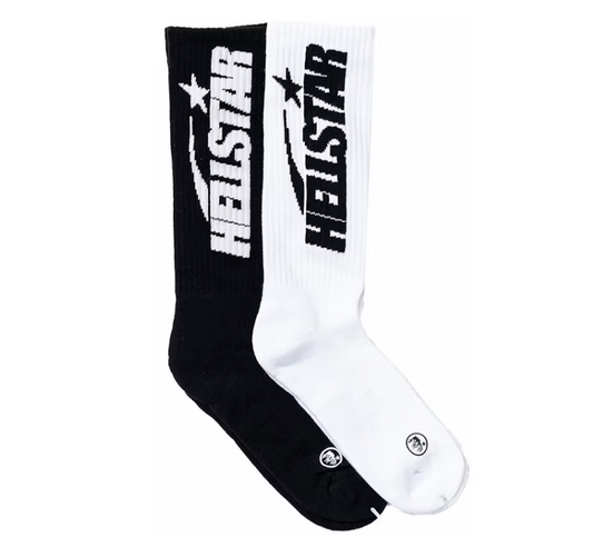 Hellstar Socks 2-Pack "Black And White"