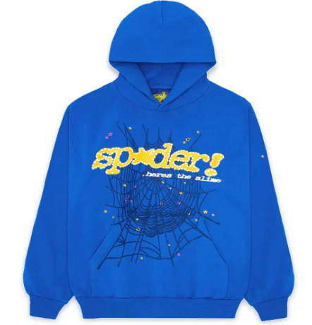 Sp5der Hoodie "Blue"